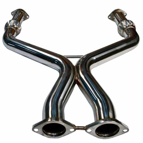 GarageLine Nissan VQ37 X - Pipe and Midpipe Combo